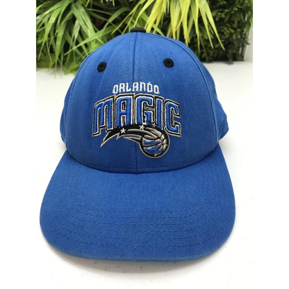 Orlando Magic Hat Cap Strap Back Mens Blue Black NBA Basketball Embroidered